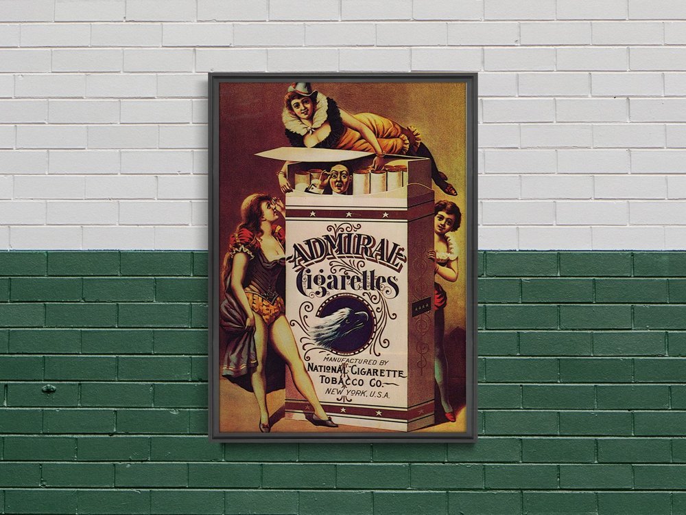 Plakat Admiral papierosy