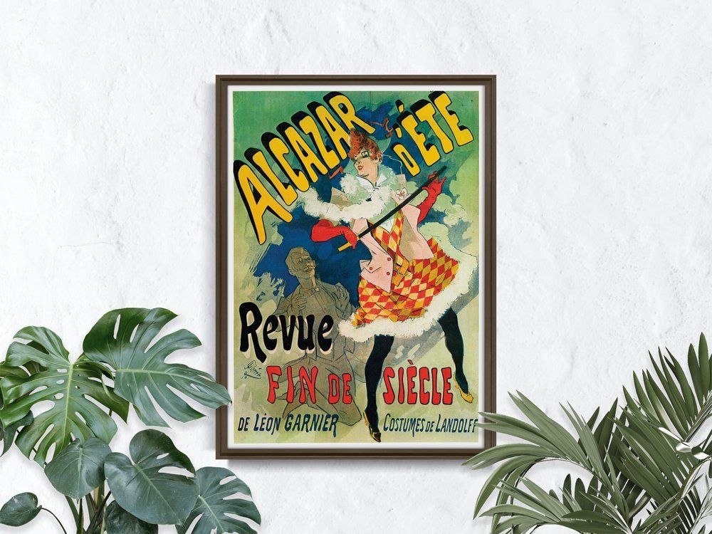 Plakat Revue de Siecle Alcazar Fin dete