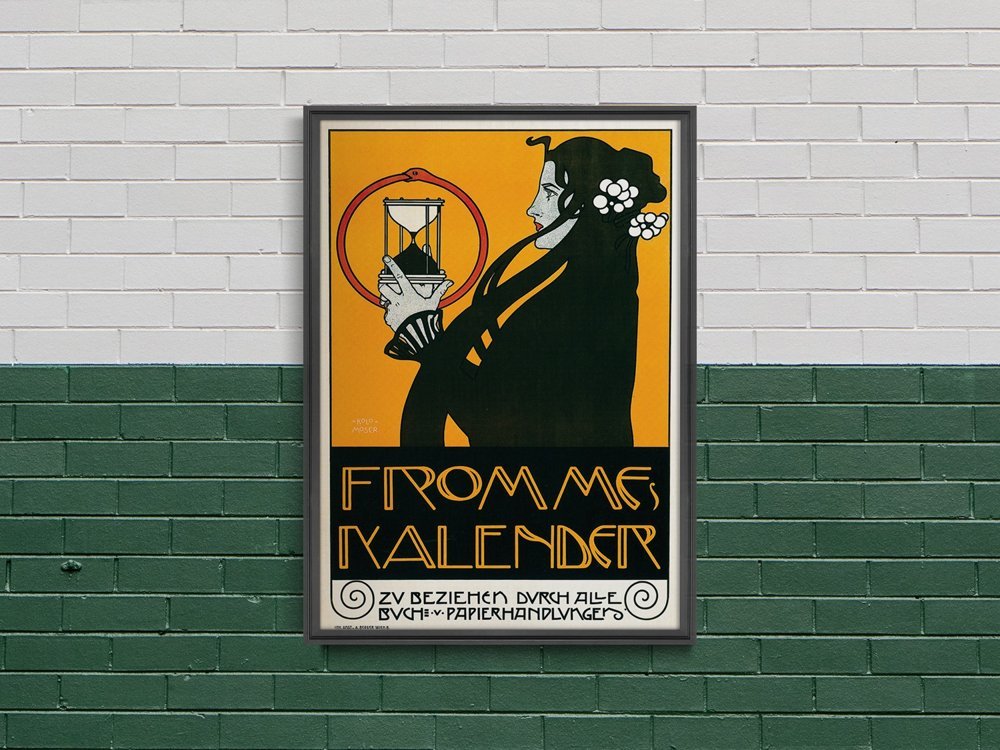 Plakat Vintage Frommes Kalendarz