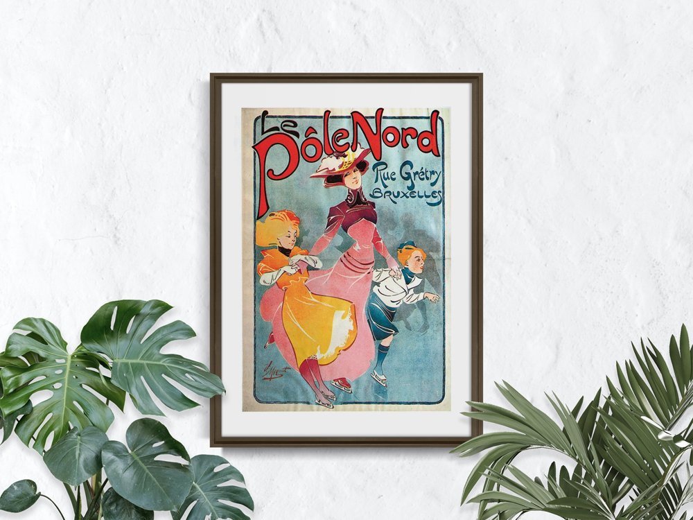 Plakat Vintage Le Pole Nord