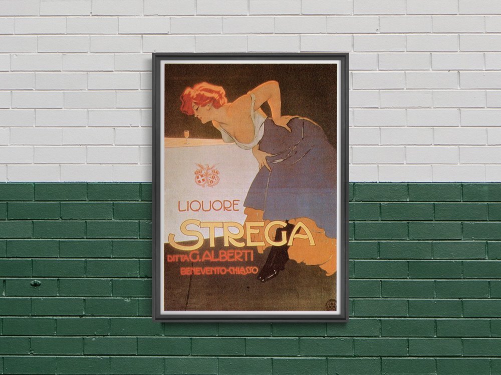 Plakat Vintage Liquore Strega