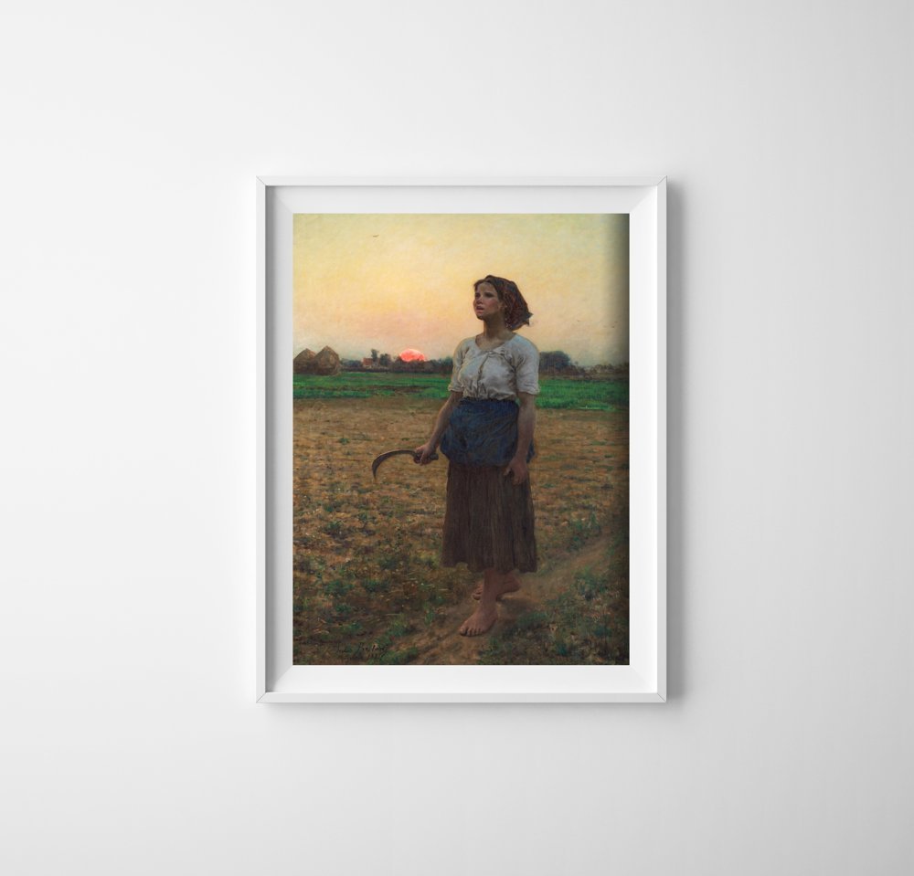 Plakat w stylu vintage Song of the Lark ]Julesa Bretona