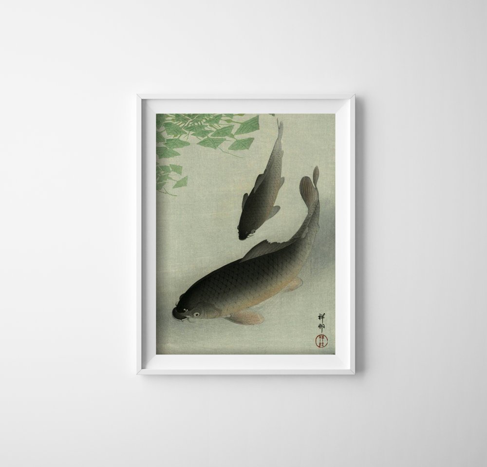 Plakat na ścianę Ryba Koi autorstwa Oharn Koson