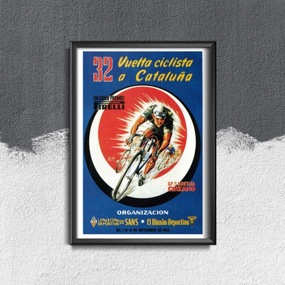Plakat vintage Vuelta Ciclista