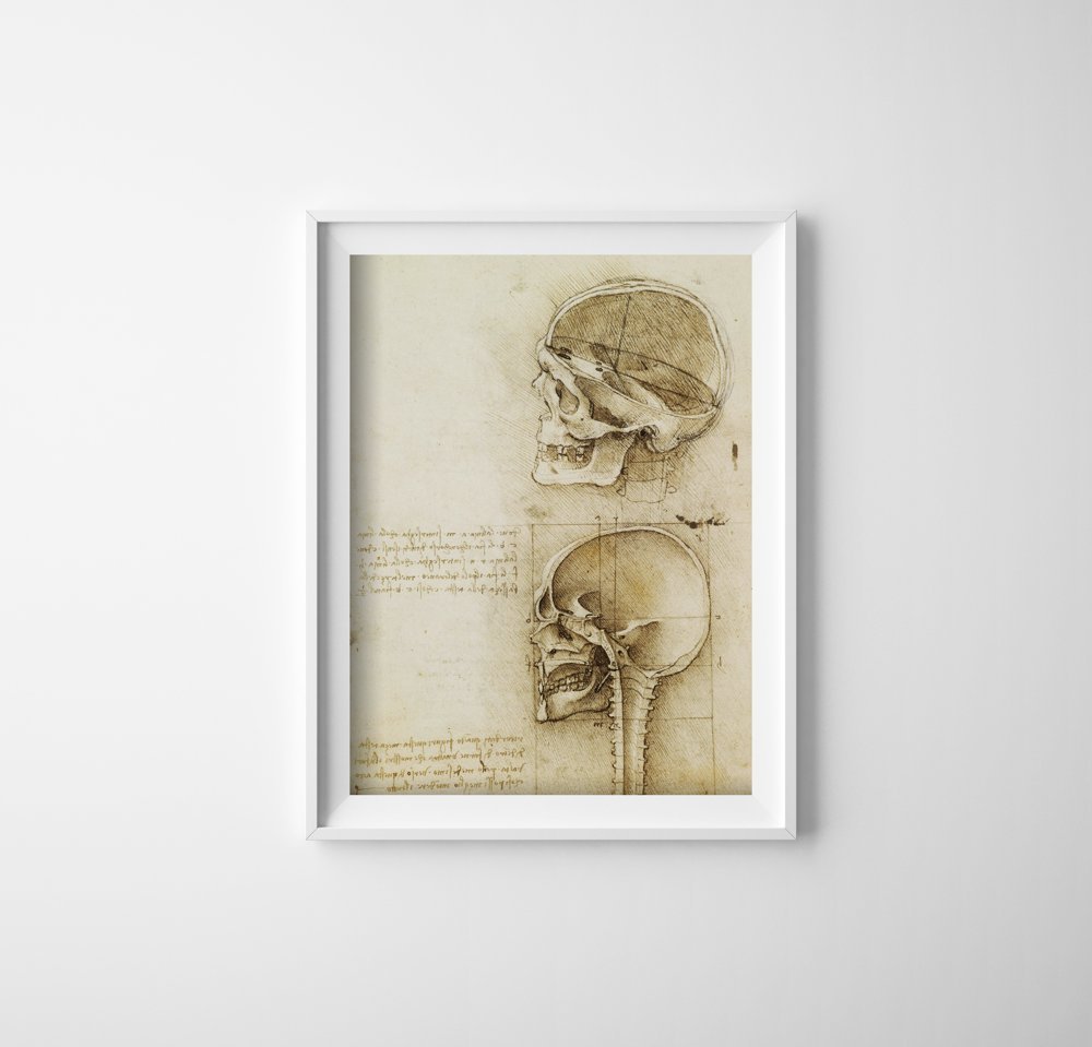 Plakat w stylu retro Da Vinci Vintage