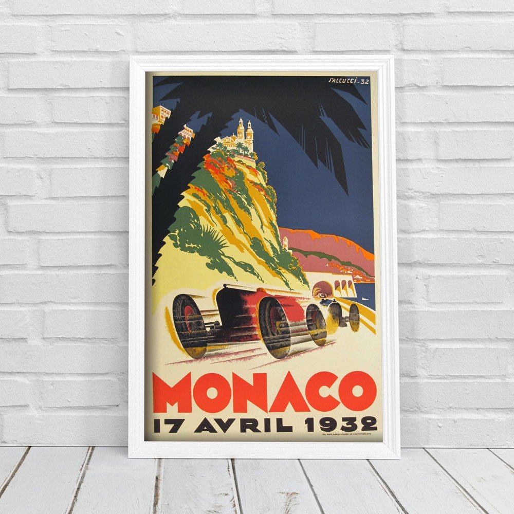 Plakat na ścianę Samochody Monako