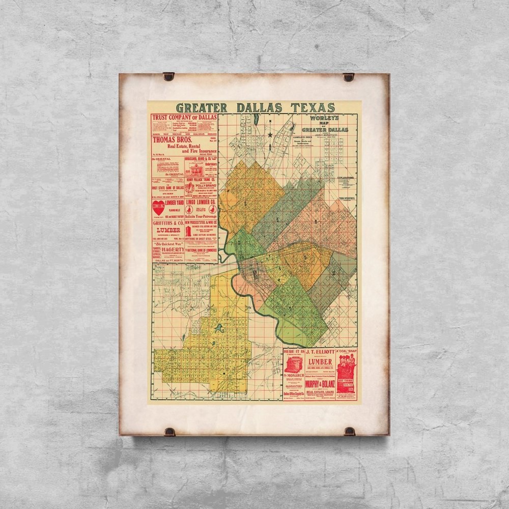 Plakat w stylu retro Stara mapa Rotterdam Holandia