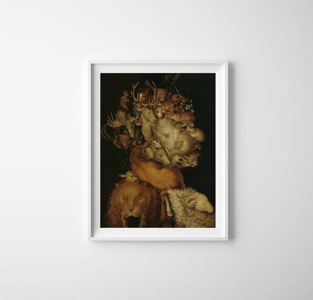 Plakat retro Giuseppe-Arcimboldo Ziemia