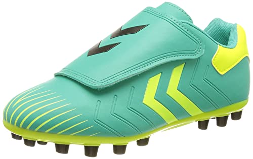 hummel Unisex Hattrick M.g. Jr Football Shoe buty dziecięce, niebieski (Scuba Blue), 35 EU