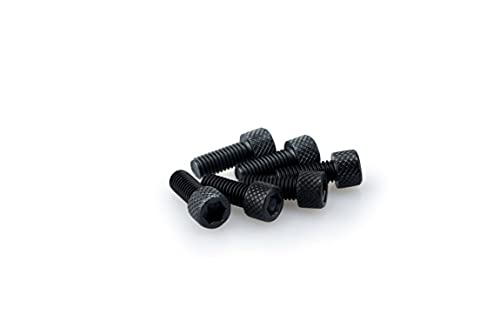 Puig 0363 N blister 6 śrub, M6, 15 mm, czarny