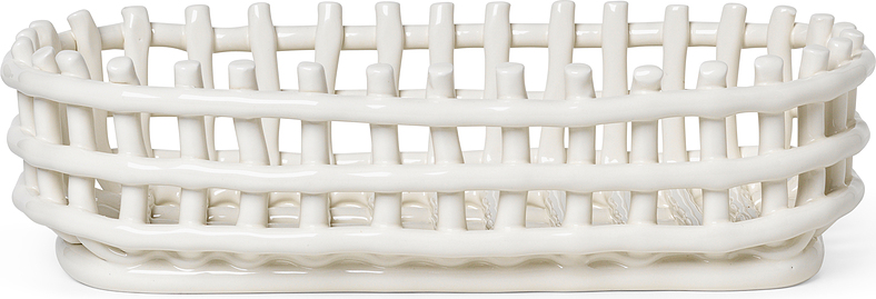 Ferm Living Kosz weiss