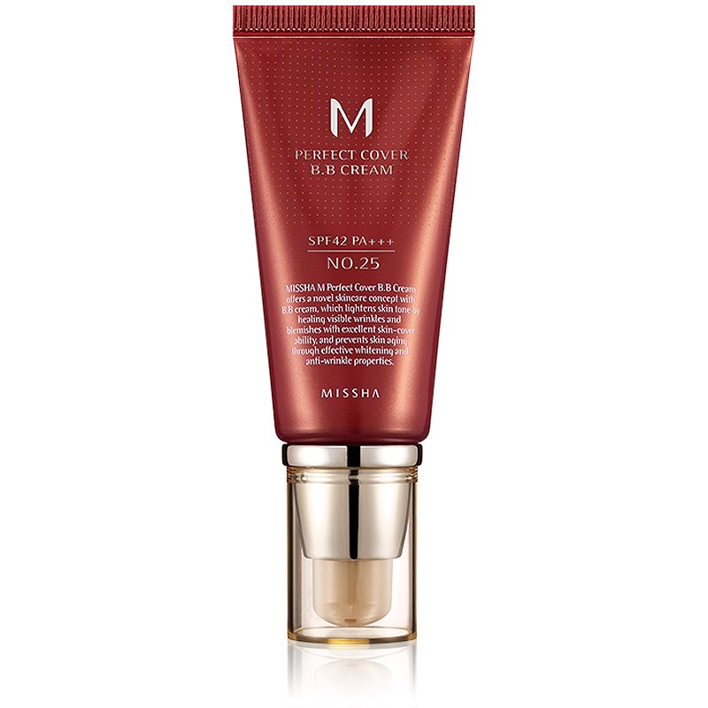 Missha M Perfect Cover krem BB do twarzy SPF42 No.25 Warm Beige 50ml
