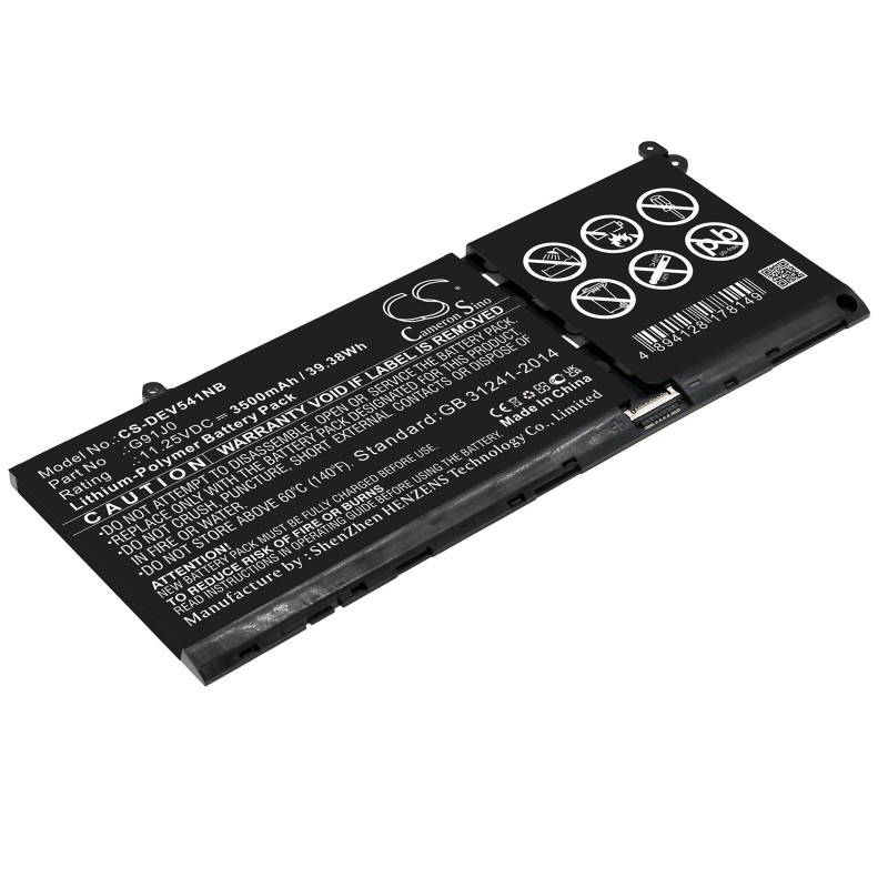 Zdjęcia - Akumulator do laptopa CameronSino Dell Vostro 3511 / G91J0 3500mAh 39.38Wh Li-Polymer 11.25V  (Cameron Sino)