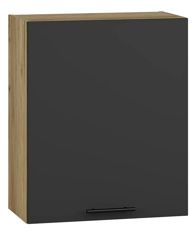 Kuchenna szafka górna dąb craft + antracyt S0-N85