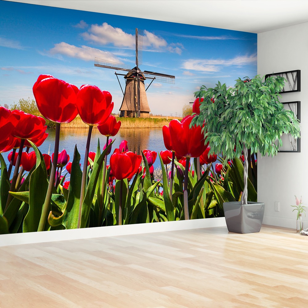 Fototapeta Holandia Wiatraki