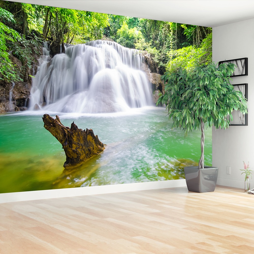 Fototapeta Wodospad w lesie