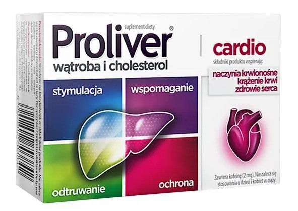 Aflofarm FARMACJA POLSKA SP. Z O.O. Proliver Cardio, 30 tabletek 3690421