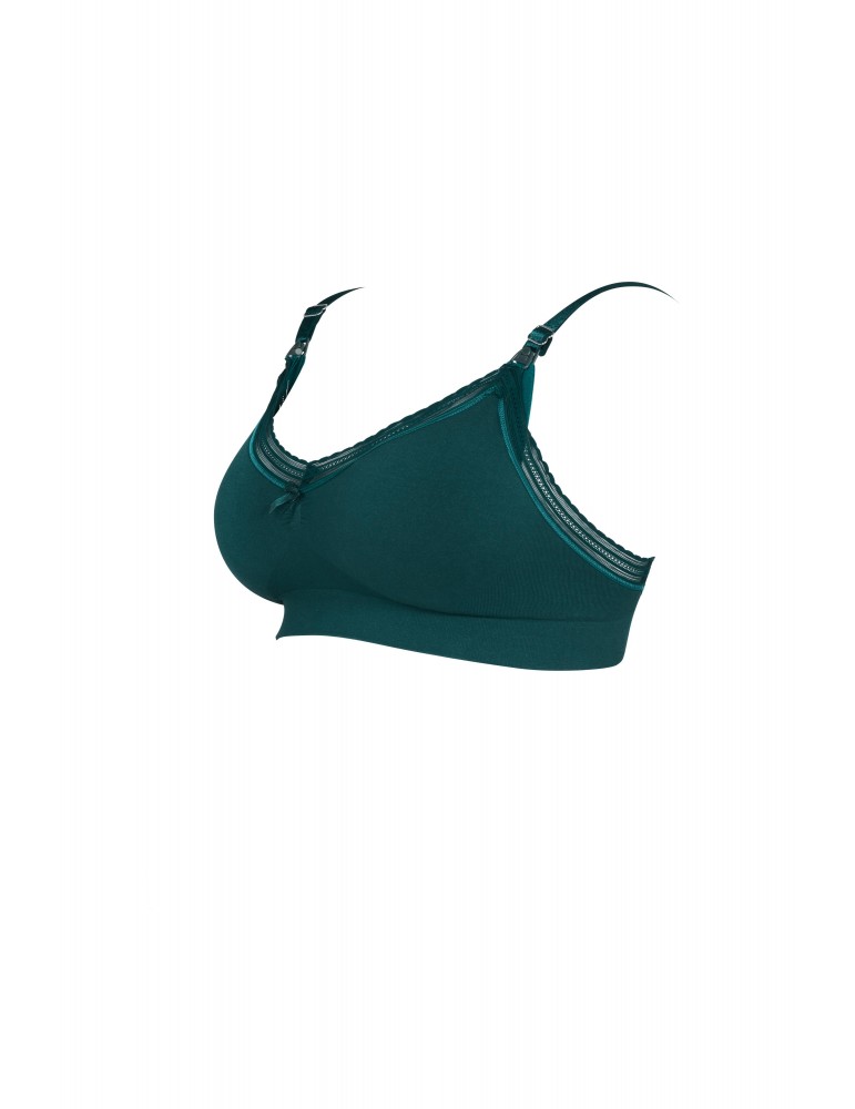 Cache Coeur Biustonosz ciążowy i do karmienia MILK Green, Rozmiar: S