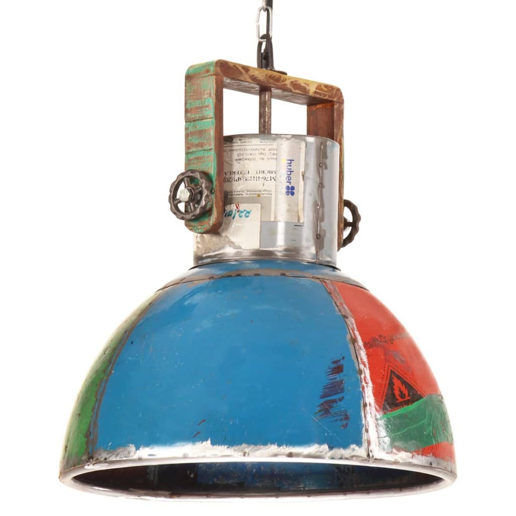 Lumarko Industrialna lampa wisząca, 25 W, kolorowa, okrągła, 40 cm, E27!