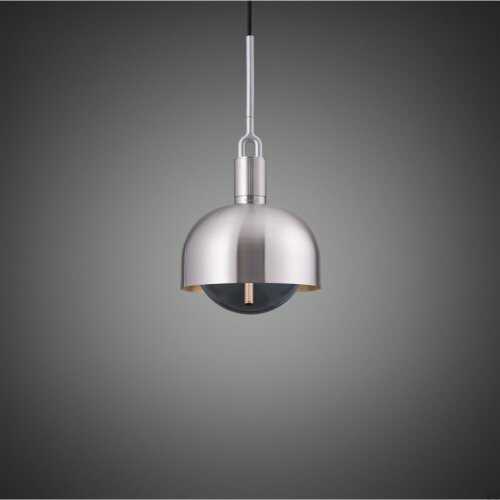 Lampa wisząca Forked Pendant Shade Globe Medium Smoked Stalowa