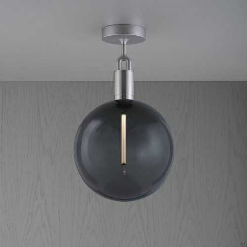 Lampa sufitowa Forked Ceiling Globe Large Smoked Stalowa
