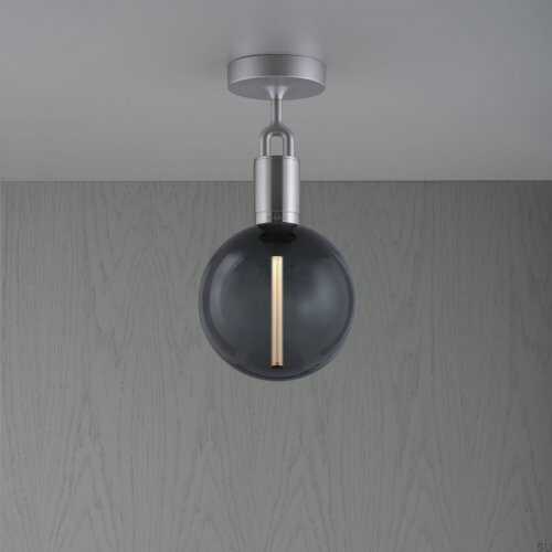 Lampa sufitowa Forked Ceiling Globe Medium Smoked Stalowa