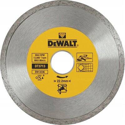 DeWalt diamentowa tarcza tnąca 125x22,2mm DT3713
