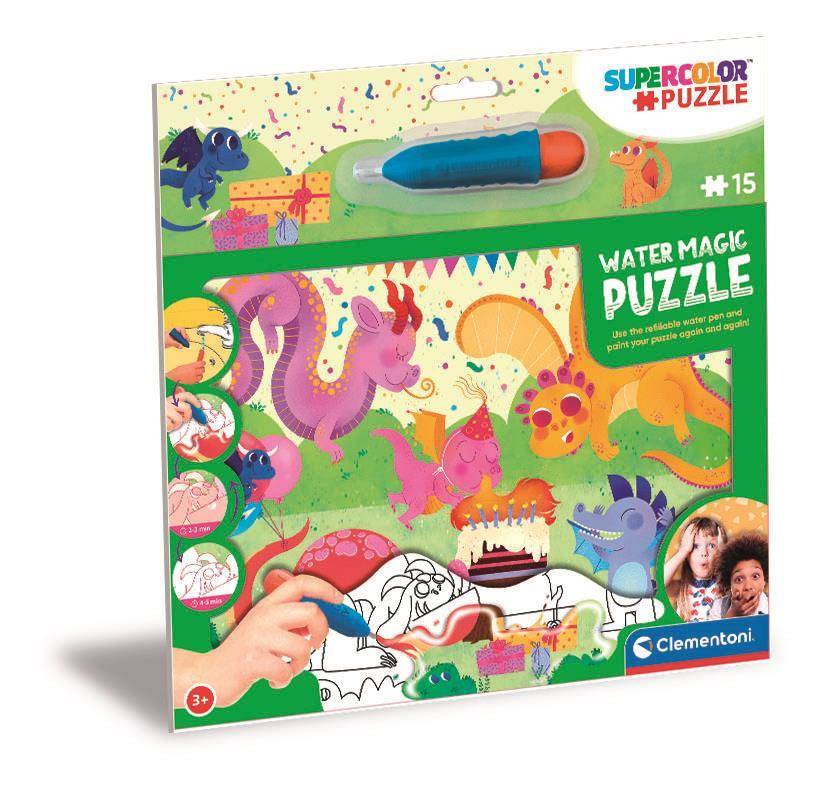 Clementoni Puzzle 15 Water Magic Baby Dragons -