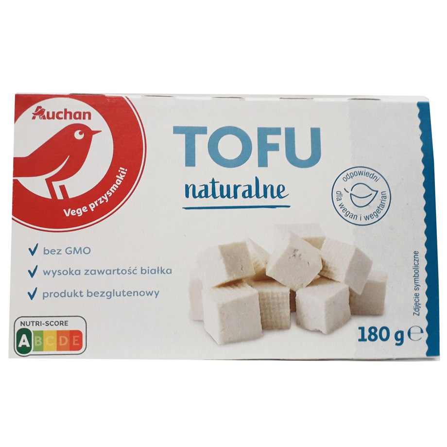 Auchan - Tofu naturalne