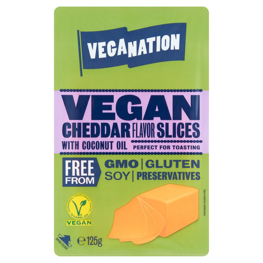 VegaNation - Ser wegański o smaku Cheddara