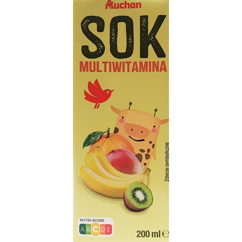 Auchan - Sok multiwitamina