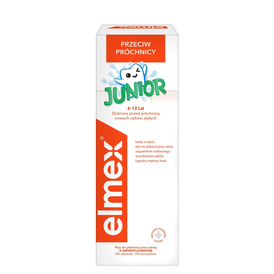 Elmex - Płyn do płukania jamy ustnej dla dzieci w wieku 6-12 lat