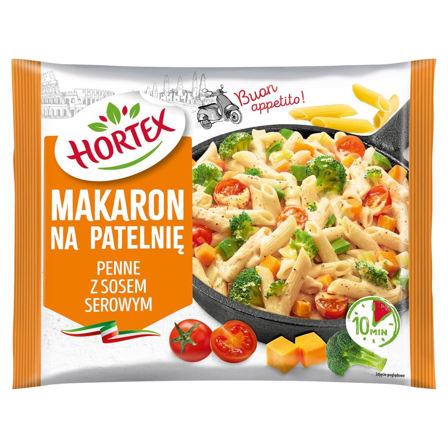 Hortex - Makaron na patelnie penne z sosem serowym