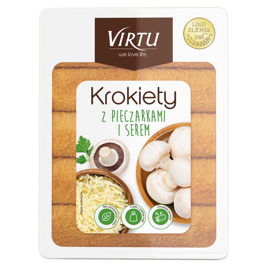 Virtu - Krokiety z pieczarkami i serem
