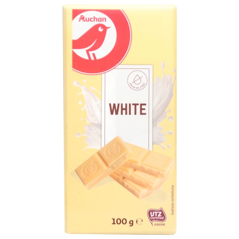 Auchan - Czekolada biała