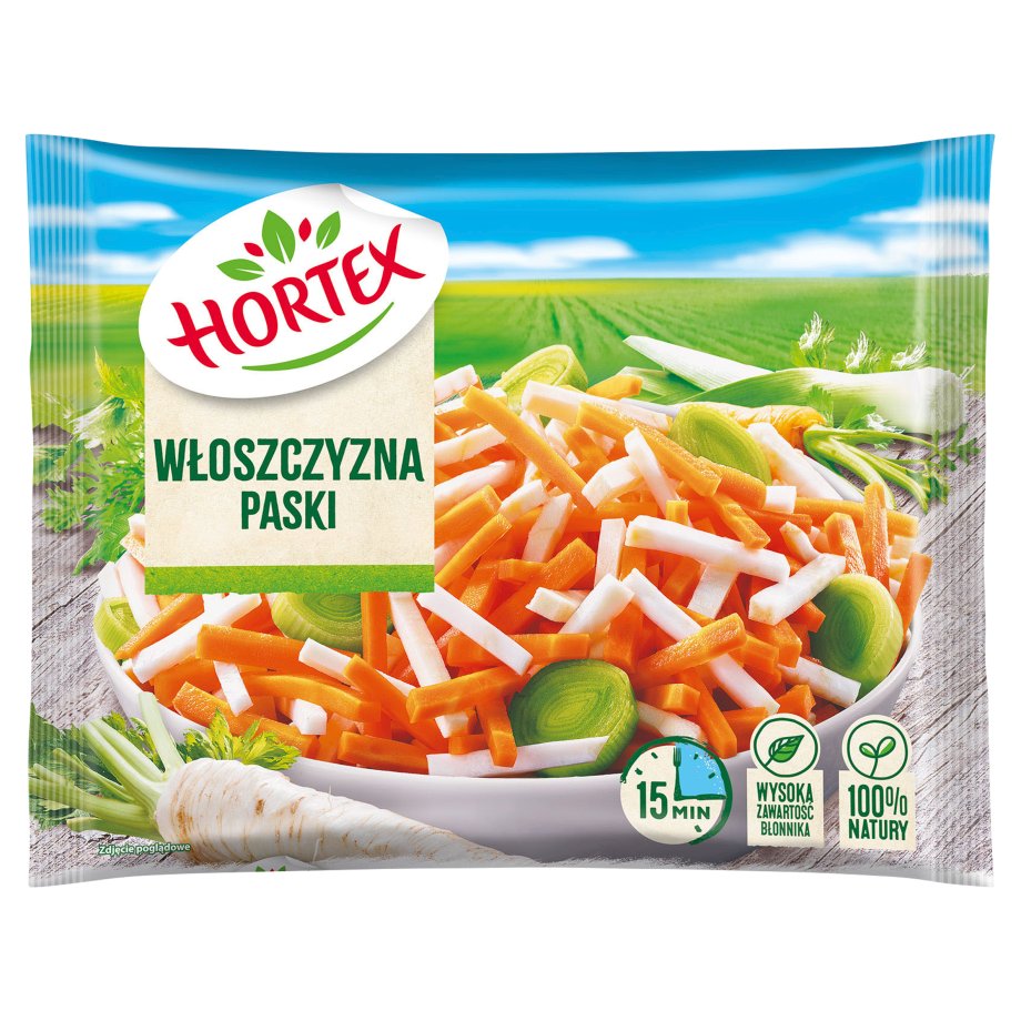 Hortex - Mieszanka warzywna włoszczyzna paski