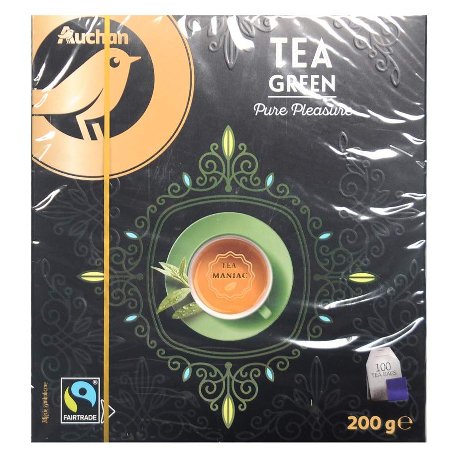 Auchan - Herbata zielona ekspresowa