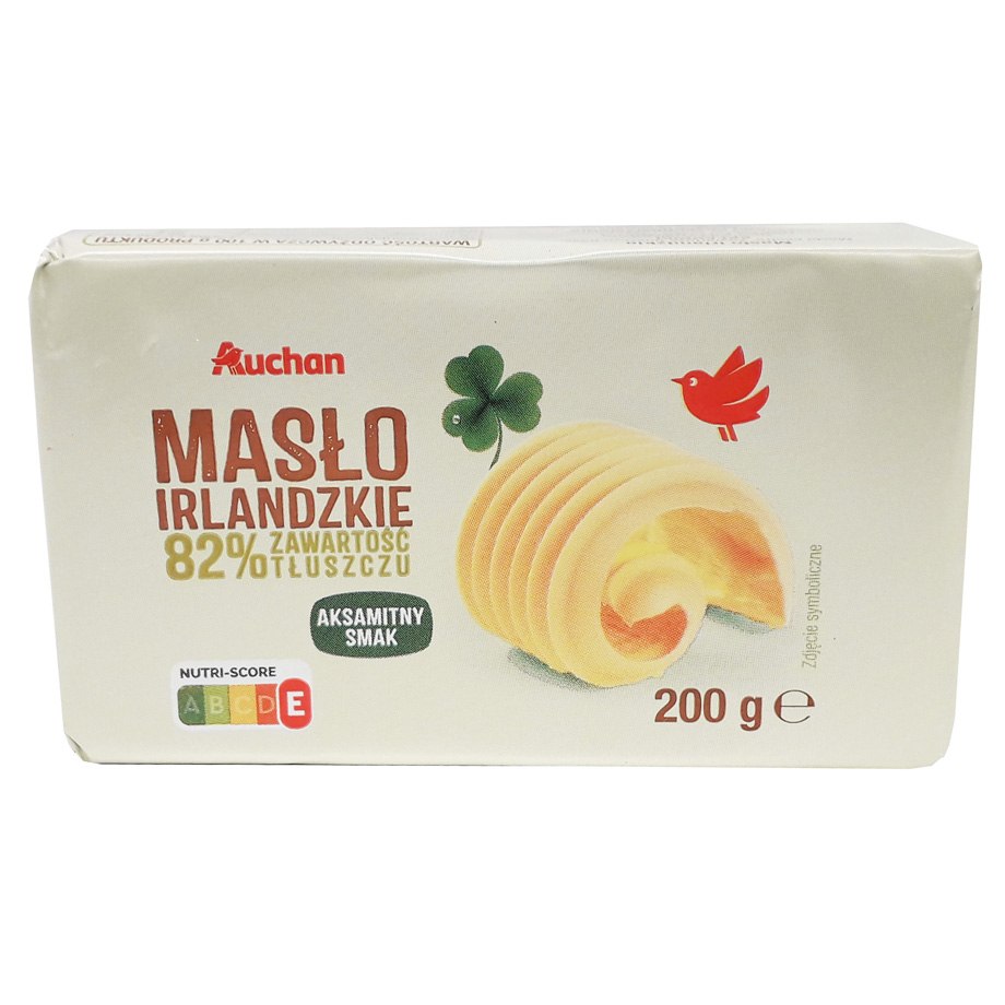 Auchan - Masło irlandzkie 82%