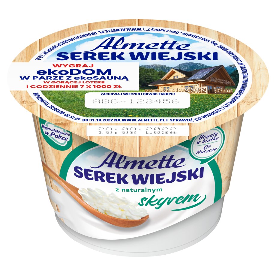 Almette - Serek wiejski z naturalnym skyrem