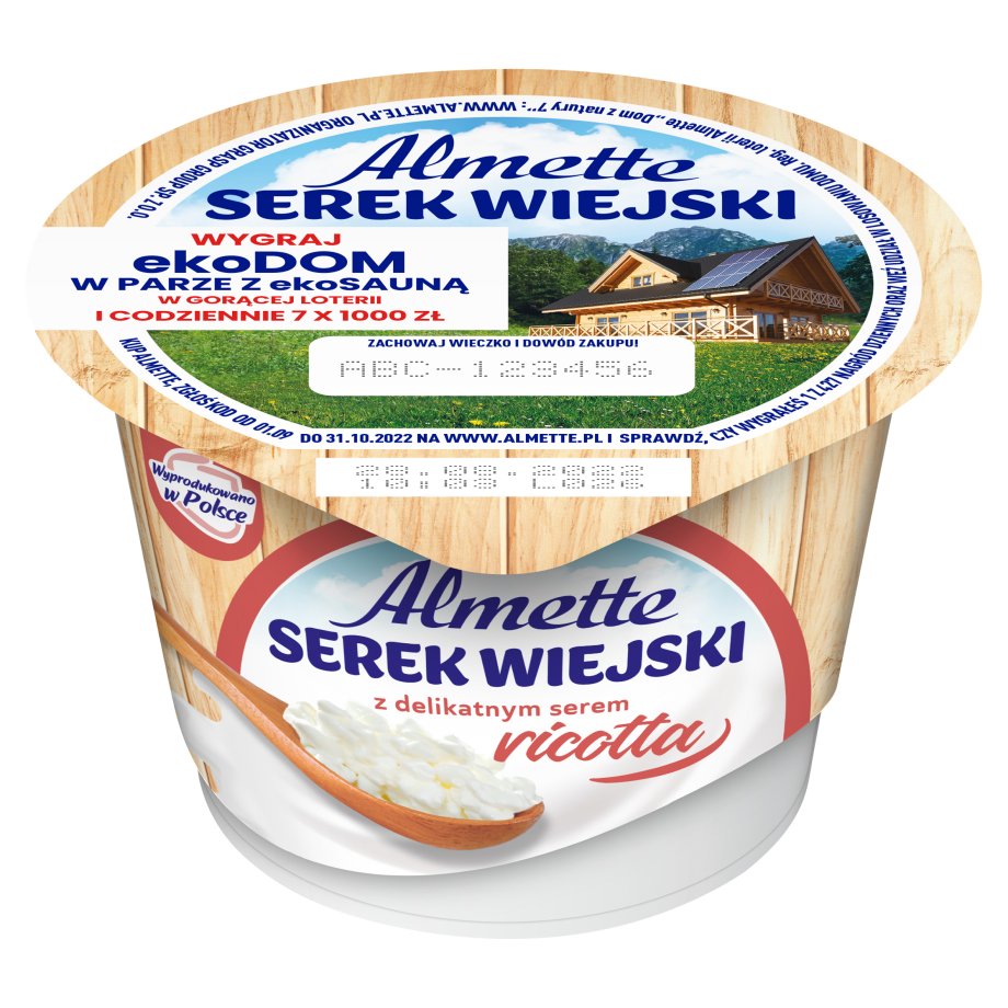 Almette - Serek wiejski z delikatnym serem ricotta