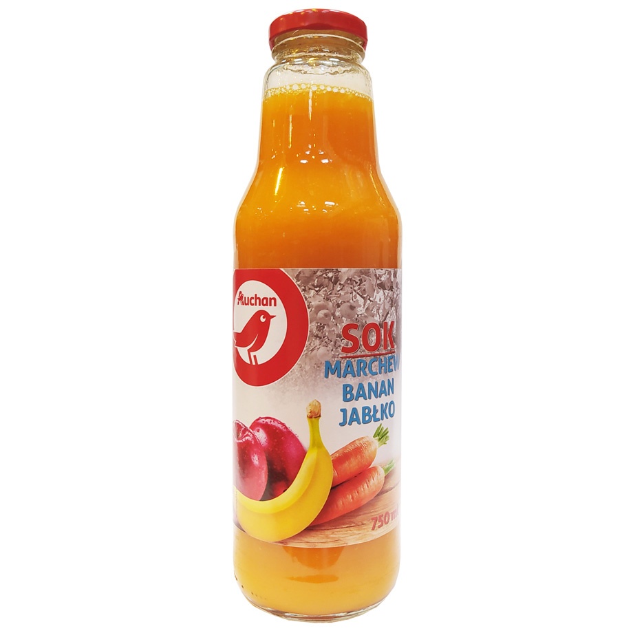 Auchan - Sok marchew banan jabłko