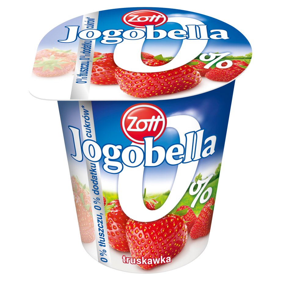 Zott Jogobella - Jogurt owocowy 0% tłuszczu 0% dodatków cukru mix smaków