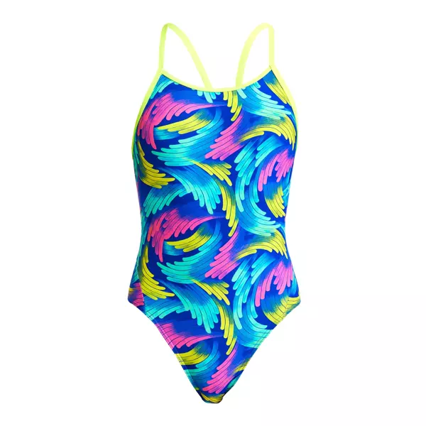 FUNKITA Strój kąpielowy damski jednoczęściowy DIAMOND BACK ONE PIECE air lift