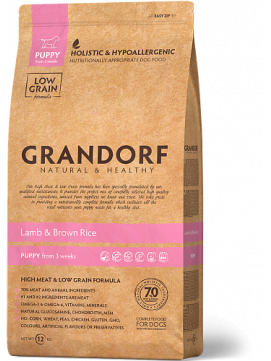 Grandorf Puppy Lamb & Brown Rice 3kg