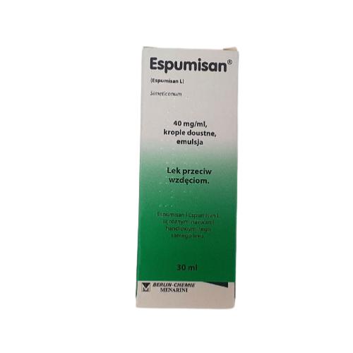 INPHARM Espumisan 40mg/ml krople doustne po 1 miesiącu 30ml INPHARM