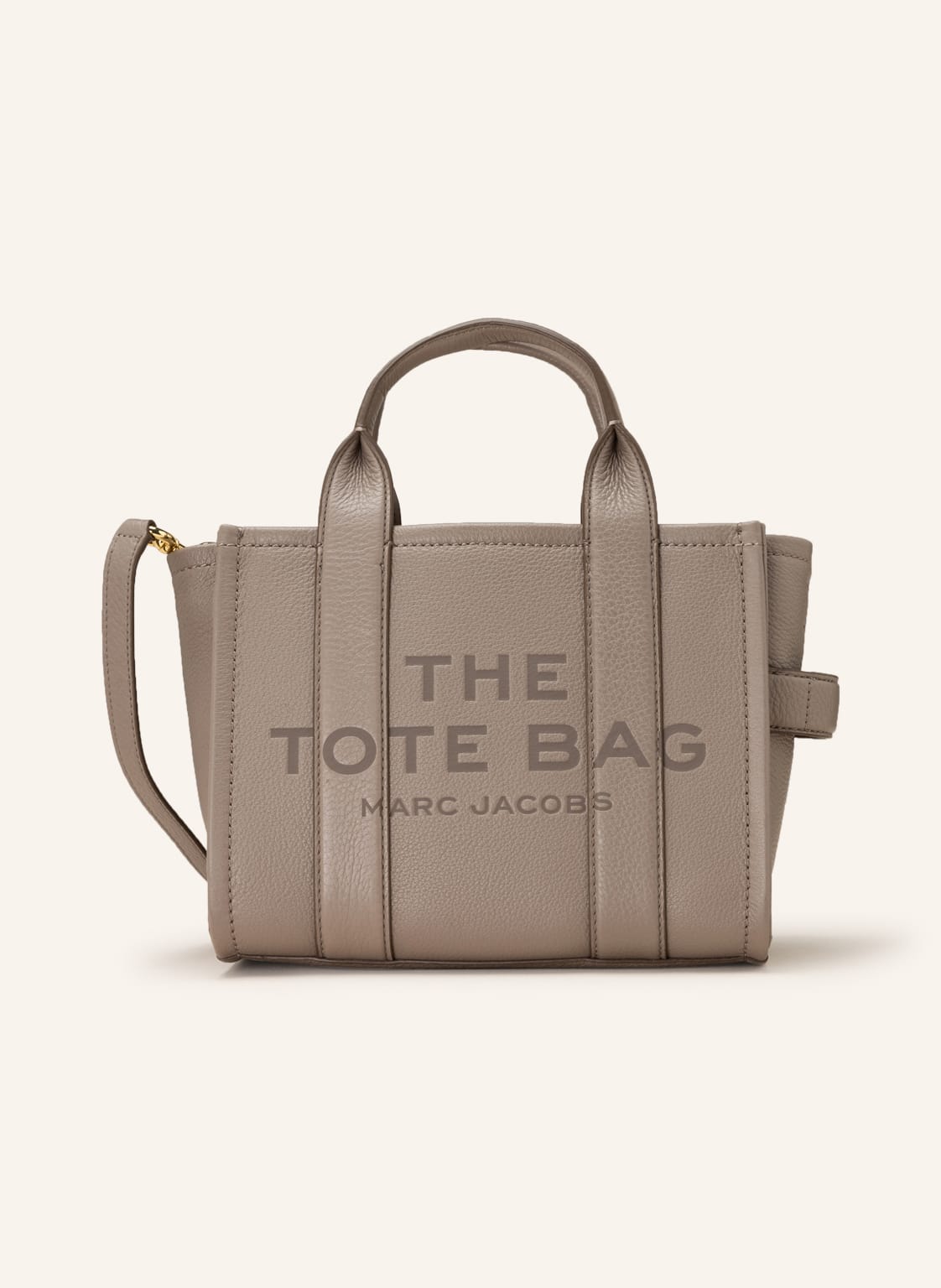 Zdjęcia - Torebka damska Marc Jacobs Torba Shopper The Small Tote Bag Leather beige 