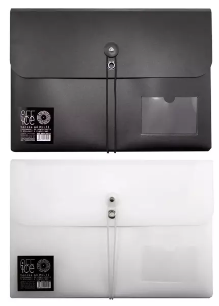 Teczka A4 rozsuwana, 5 kieszeni z registrami - Ziemia Obiecana