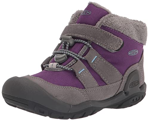 KEEN Chłopięce unisex dzieci Knotch Chukka Boot, stalowy szary/charisma, 3 UK dziecko