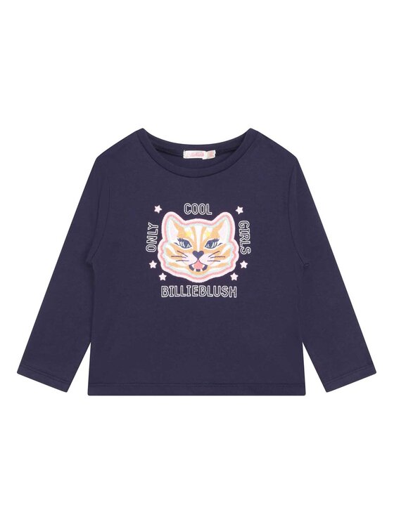 Billieblush Longsleeve U15A39 Granatowy Regular Fit