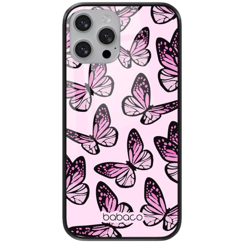 ERT GROUP etui na telefon Apple Iphone 6 PLUS, case oryginalny i oficjalnie licencjonowany przez Babaco, wzór Butterflies 002, wykonany z hartowanego szkła, optymalnie dopasowany, etui ochronne